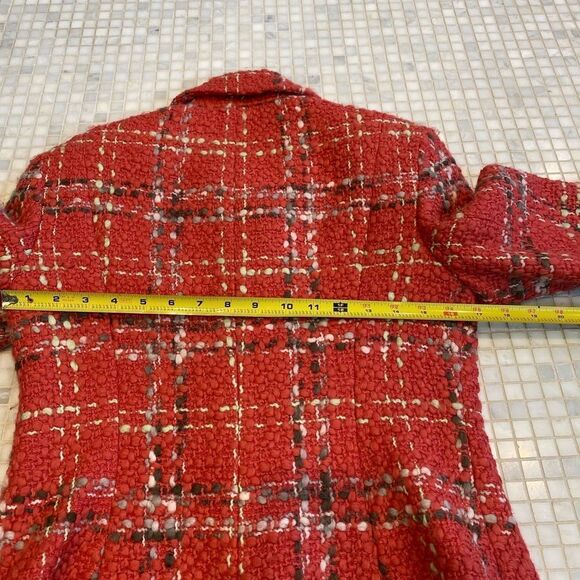 Retro 80s Pink Boucle Power Jacket - Picture 10 of 13